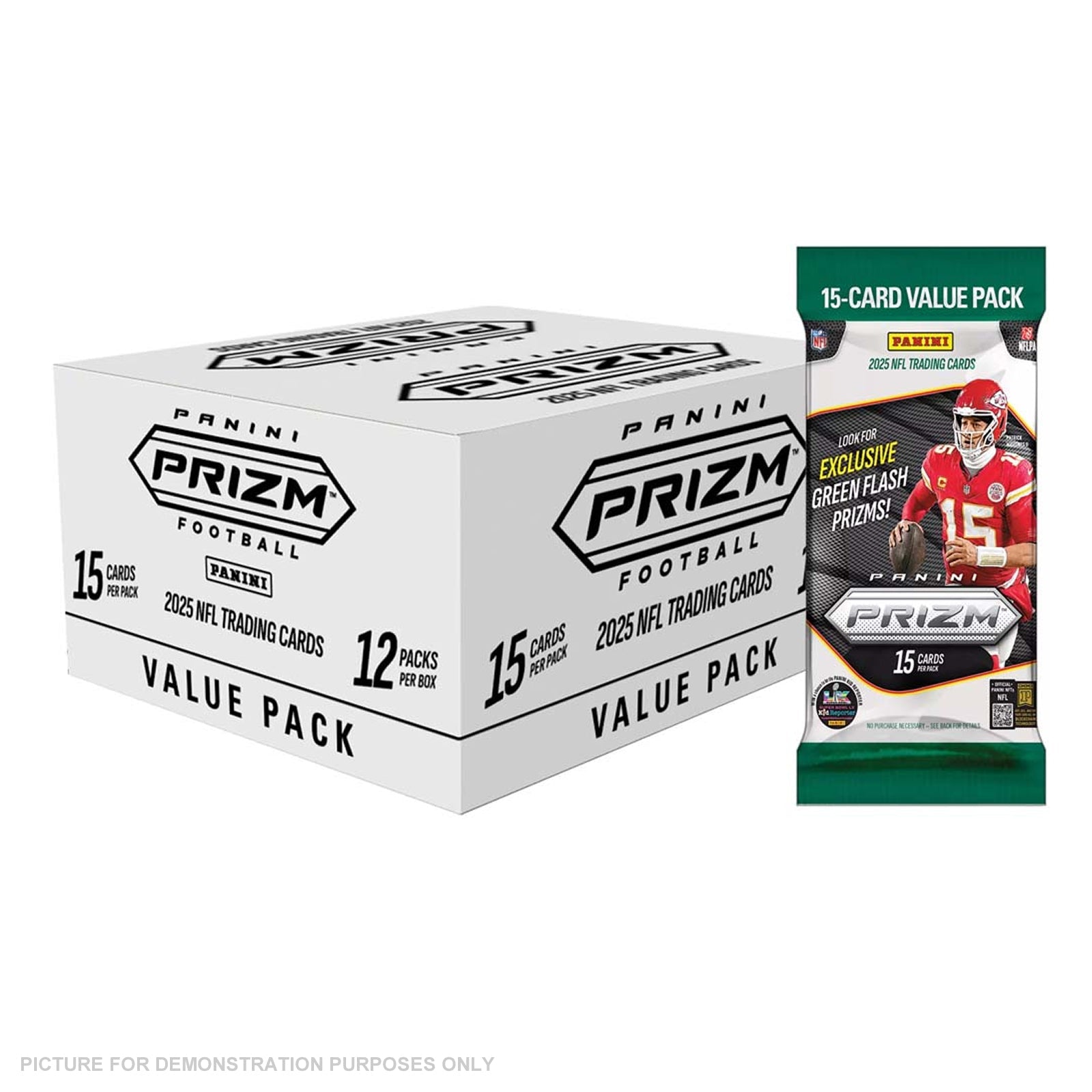 Panini Prizm NFL Football Fat Pack 2025 - SEALED BOX (12 Packs)